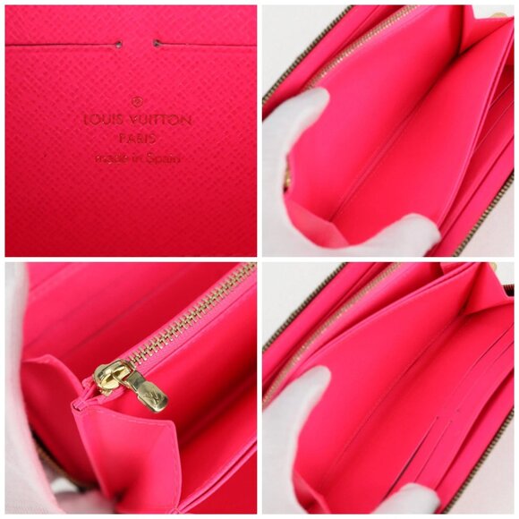 LOUIS VUITTON Monogram Graffiti Zippy Wallet Pink - Picture 15 of 16